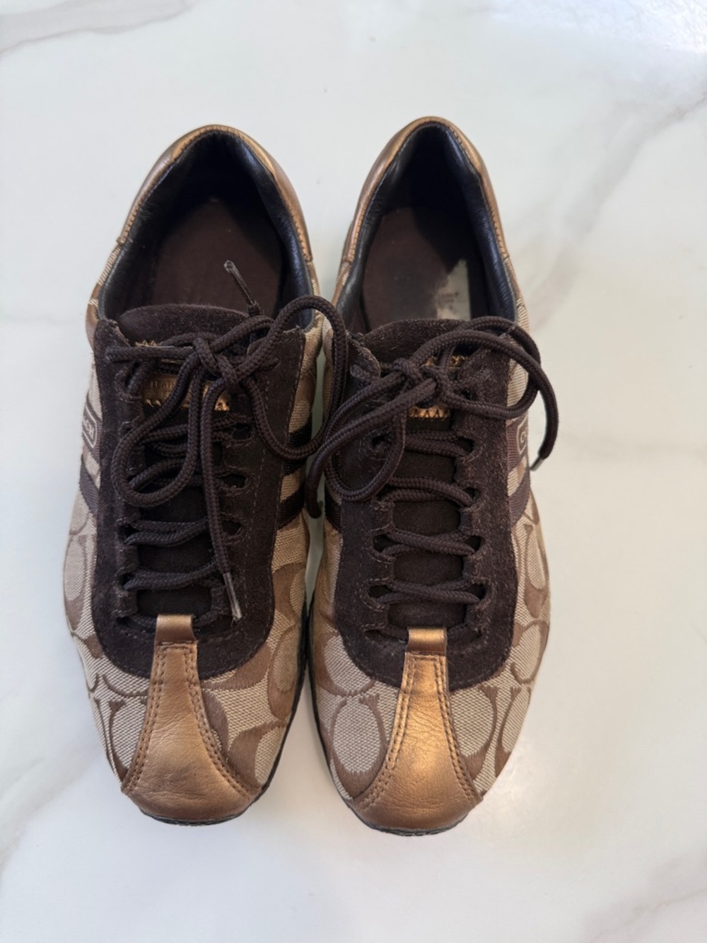 Coach Brown Signature Logo women’s Sneakers - Picture 7 of 11